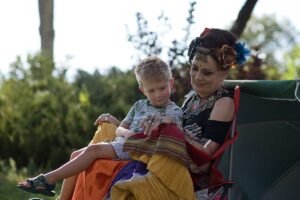 Family time at Tribe Nawaar's Social Dis Dance Farm Show