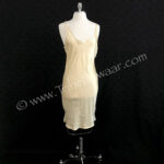 1920s ivory silk chemise slip available from Tribe Nawaar