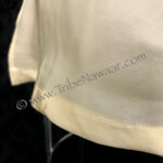 1920s ivory silk chemise slip, hem detail