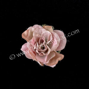 Dusty Mauve Rose Flower Hair Clip