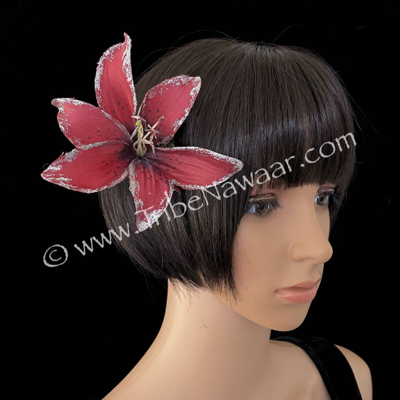 Wild Lily Flower Hair Clip