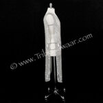 1920s silver beaded & sequined tabard panel dress available thru Tribe Nawaar, side view
