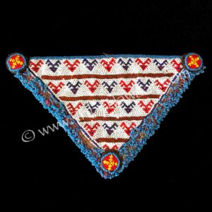 Traditional Beaded Triangle Textile #5
