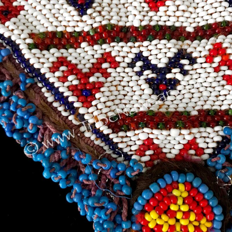 Traditional Beaded Triangle Textile #5