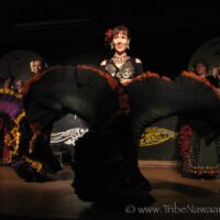 Learn how to belly dance with skirts as a prop with Tribe Nawaar