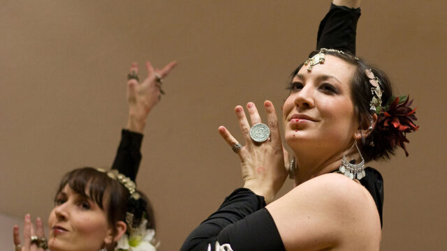 Jennifer & Rosie of the Tribe Nawaar Dance Company in Boulder, Colorado