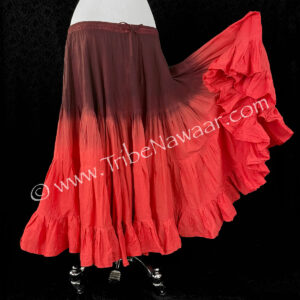 Mottled Plum & Cherry Kids Belly Dance Skirt