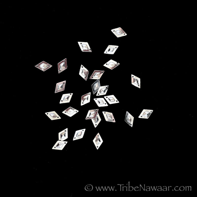 Silver Diamond Sequins