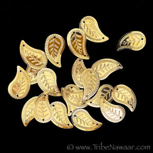 Gold Paisley Sequins