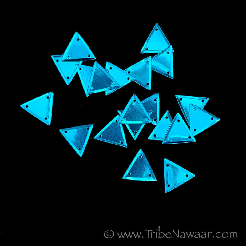 Electric Blue Pyramid Sequins