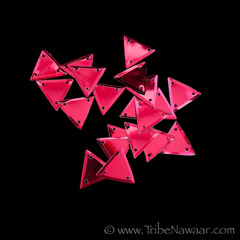 Light Cranberry Pyramid Sequins