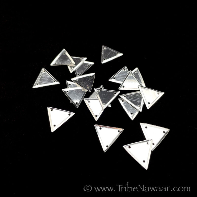 Silver Pyramid Sequins