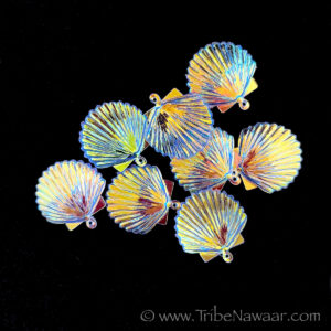 Iridescent Skyline Shell Sequin Embellishments