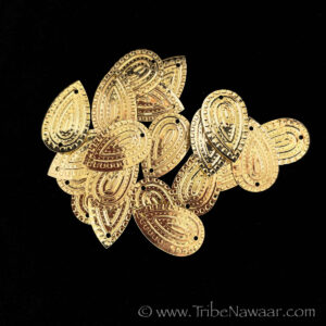 Gold Teardrop Sequins