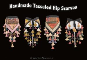 New handmade tasseled hip scarves from The Nawaar Marketplace at www.TribeNawaar.com