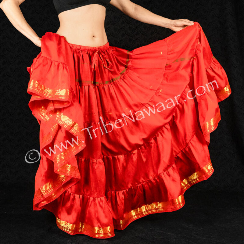 Royal Red Lakshmi Skirt