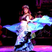 The Nawaar Dance Company performs at Topsy Turvy Halloween 2020 in Denver