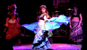 The Nawaar Dance Company performs at Topsy Turvy, Halloween 2020 in Denver