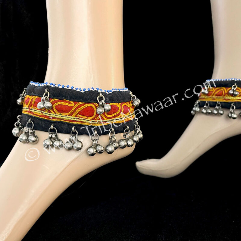 Turmeric Traditional Gota Anklets