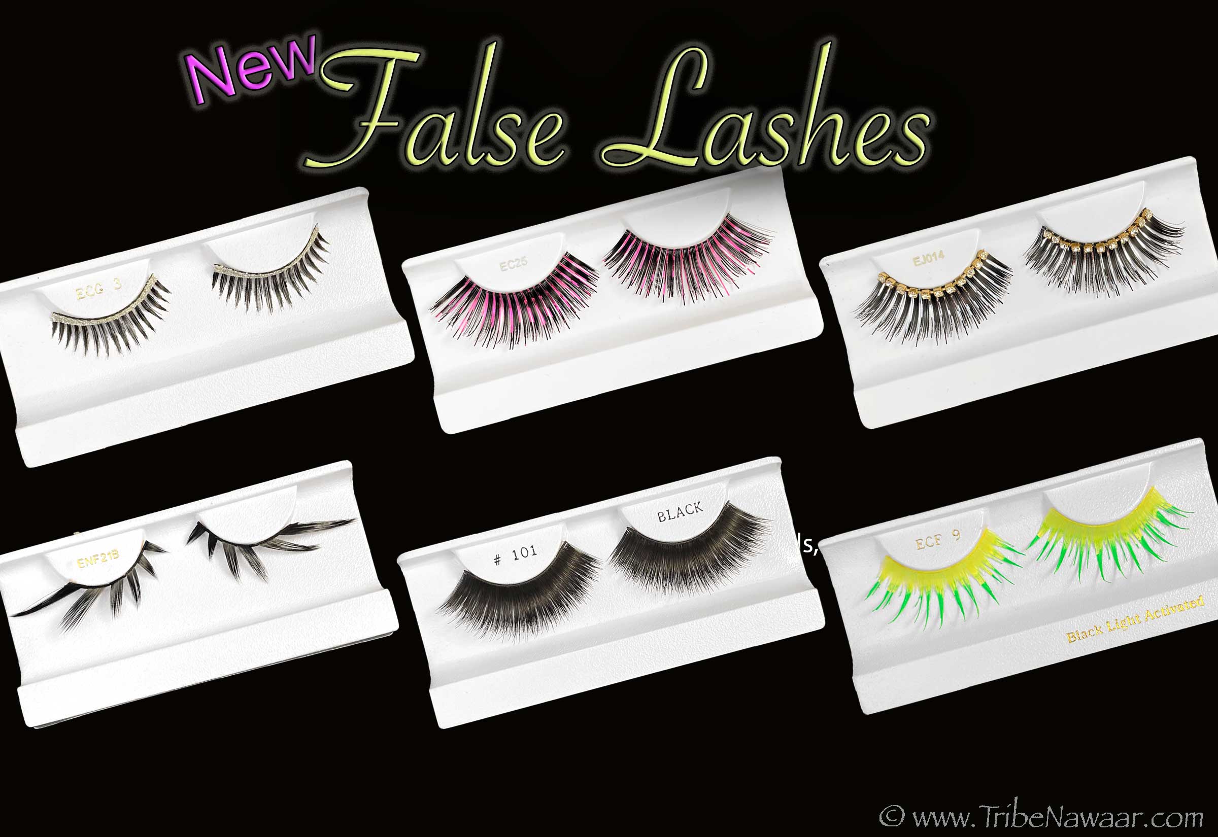 New false eyelashes from The Nawaar Marketplace at www.TribeNawaar.com