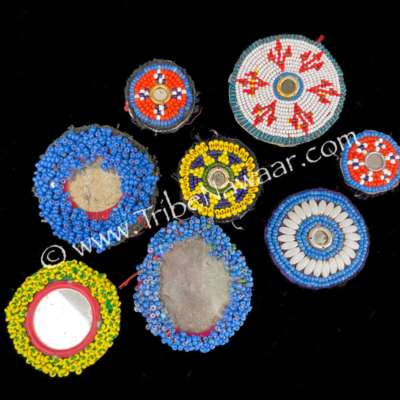 8 Beaded Medallions (Consignment tale1-46)
