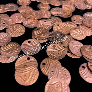 Copper Toned DIY Belly Dance Coins, 1/2″