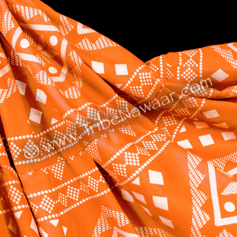 Electric Orange Assuit Skirt