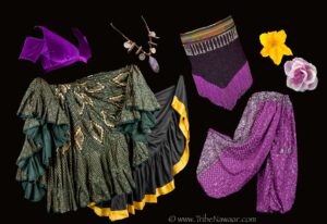 2023 summer costuming combo from the Nawaar Marketplace- all belly dance costuming and accessories available at www.TribeNawaar.com