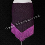 Electra purple deluxe fringe scarf available thru Tribe Nawaar at www.TribeNawaar.com