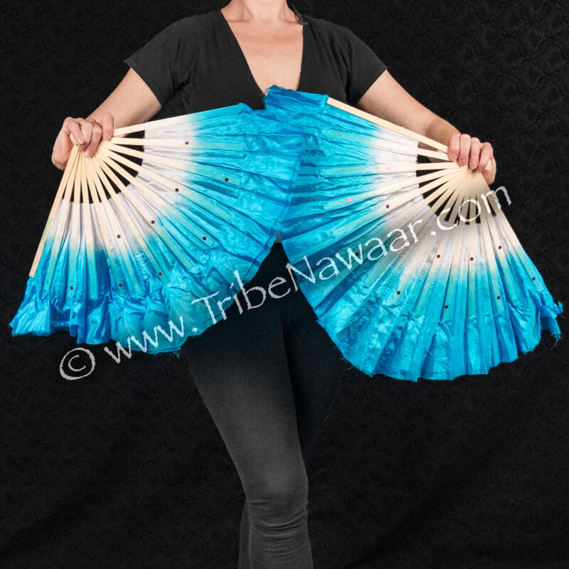 Mermaid Fabric Dancing Fan (Consignment scun1-4)