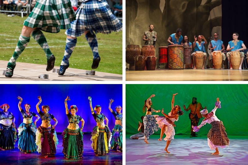 Join the Nawaar Dance Company, the Scottish Country Dancers of Colorado, Cleo Parker Robinson's Afro Fusion Dancers & the Mokomba Ensemble's dancers and drummers at the Louisville Library's 'Afternoon of Cultural Dance at the Library' event Sept 10th from 1-5pm