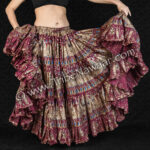 Marvelous maroon sparkle skirt available from The Nawaar Marketplace at www.TribeNawaar.com