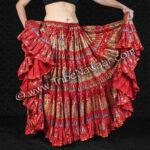 Majestic red sparkle skirt available from The Nawaar Marketplace at www.TribeNawaar.com