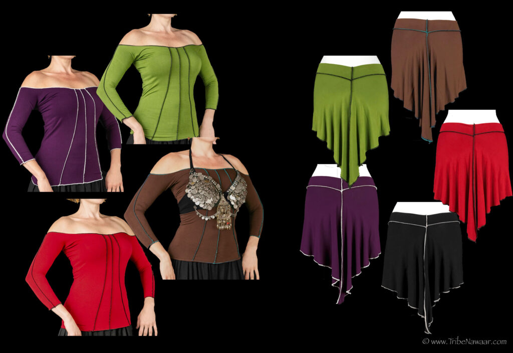 Gaia skirts & tops, made in the USA, available thru the Nawaar Marketplace at www.TribeNawaar.com
