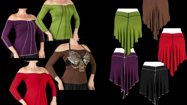 Gaia skirts & tops, made in the USA, available thru the Nawaar Marketplace at www.TribeNawaar.com