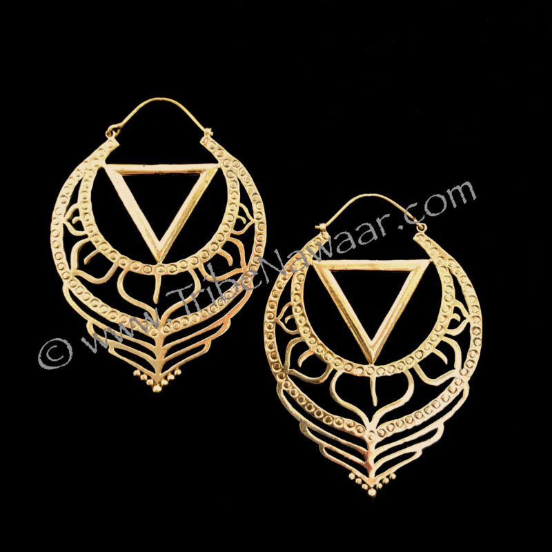 Golden Illuminati Earrings