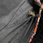 Sample view of zipper on interior