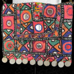 Aria vintage textile leather purse with coins available thru The Nawaar Marketplace at www.TribeNawaar.com (detail)