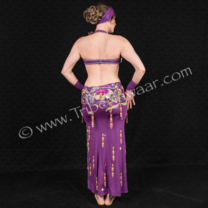 Purple Belly Dance Set (Consignment skell2-3)