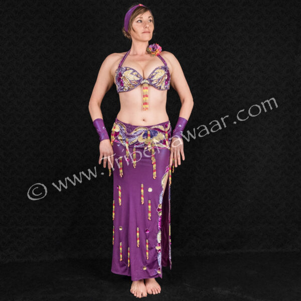 Purple Belly Dance Set (Consignment skell2-3)