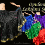 Opulent Lakshmi Skirts for belly dance and more, available from The Nawaar Marketplace at www.TribeNawaar.com