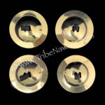 Basic brass zils (finger cymbals or sagat) for belly dance available from The Nawaar Marketplace at www.TribeNawaar.com