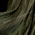 Olive pinstripe pantaloons available at the Nawaar Marketplace at www.TribeNawaar.com (detail)