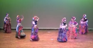 Nawaar Dance Company performing to Lindsey Stirling's 'Roundtable Rival' at SWAY's 10th Anniversary Showcase at the Lincoln Center in Fort Collins