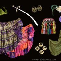2024 spring costuming combo from the Nawaar Marketplace- all belly dance costuming and accessories available at www.TribeNawaar.com
