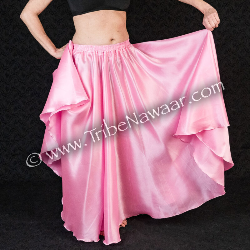 Pink Satin Skirt (Consignment tn)