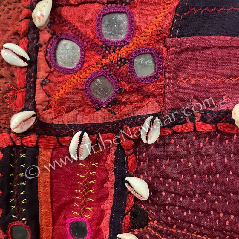 Large Red Banjara Textile (Consignment kahein1-10)