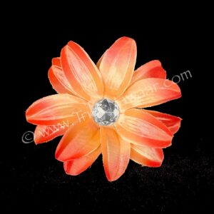 Peach Flower Hair Clip (Consignment tn)