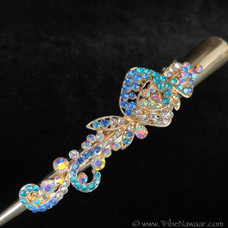 Gold Rhinestone Hair Clip (Consignment)