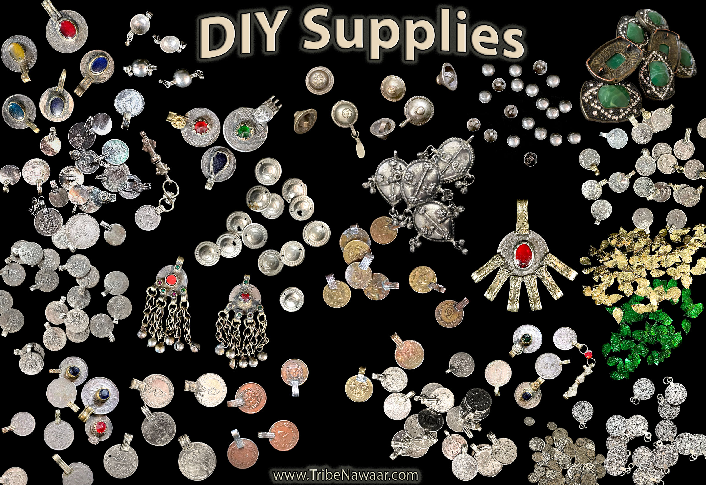 DIY Belly Dance Costume Making Supplies from the Nawaar Marketplace at www.TribeNawaar.com